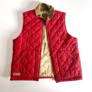 Vintage Red  Vest Ralph Lauren